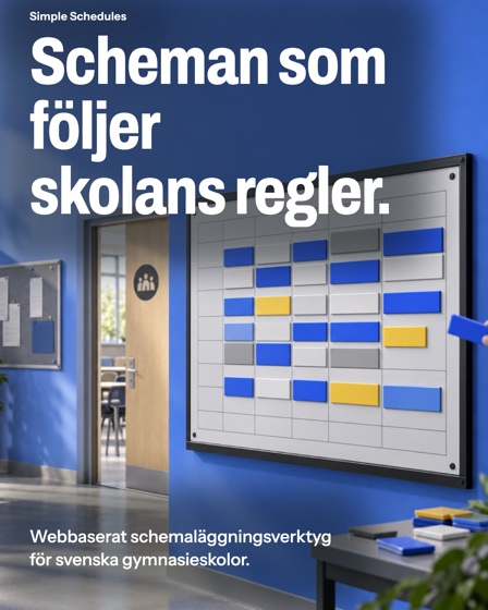 Simple Schedules som Feed 4:5