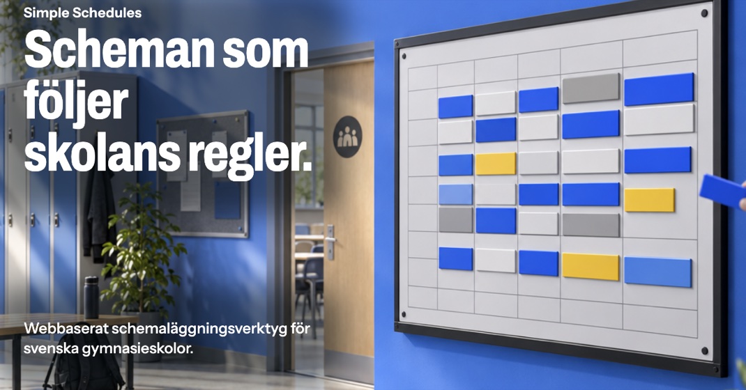 Simple Schedules som Right column